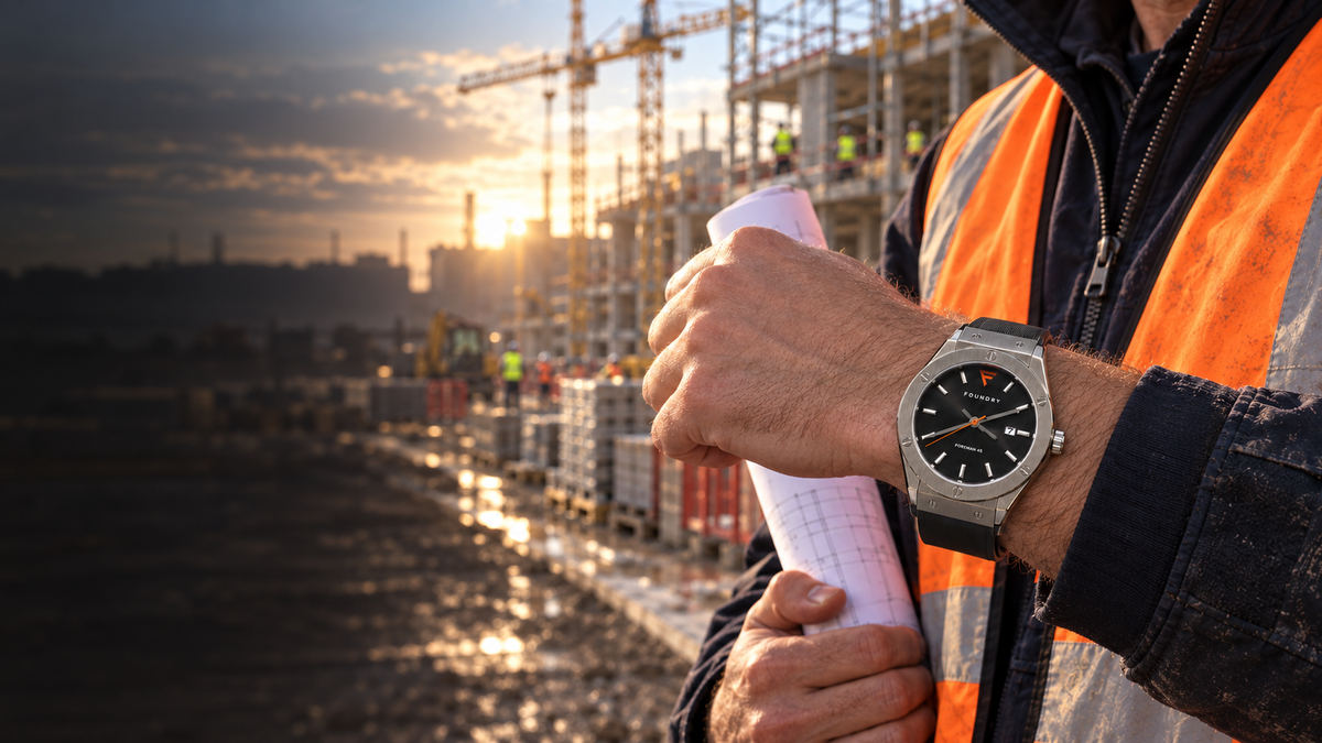 WHY CONSTRUCTION DESERVES ITS OWN WATCH BRAND.